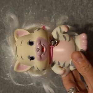 Vintage Lanard Kitty Curls light up cat glow  toy